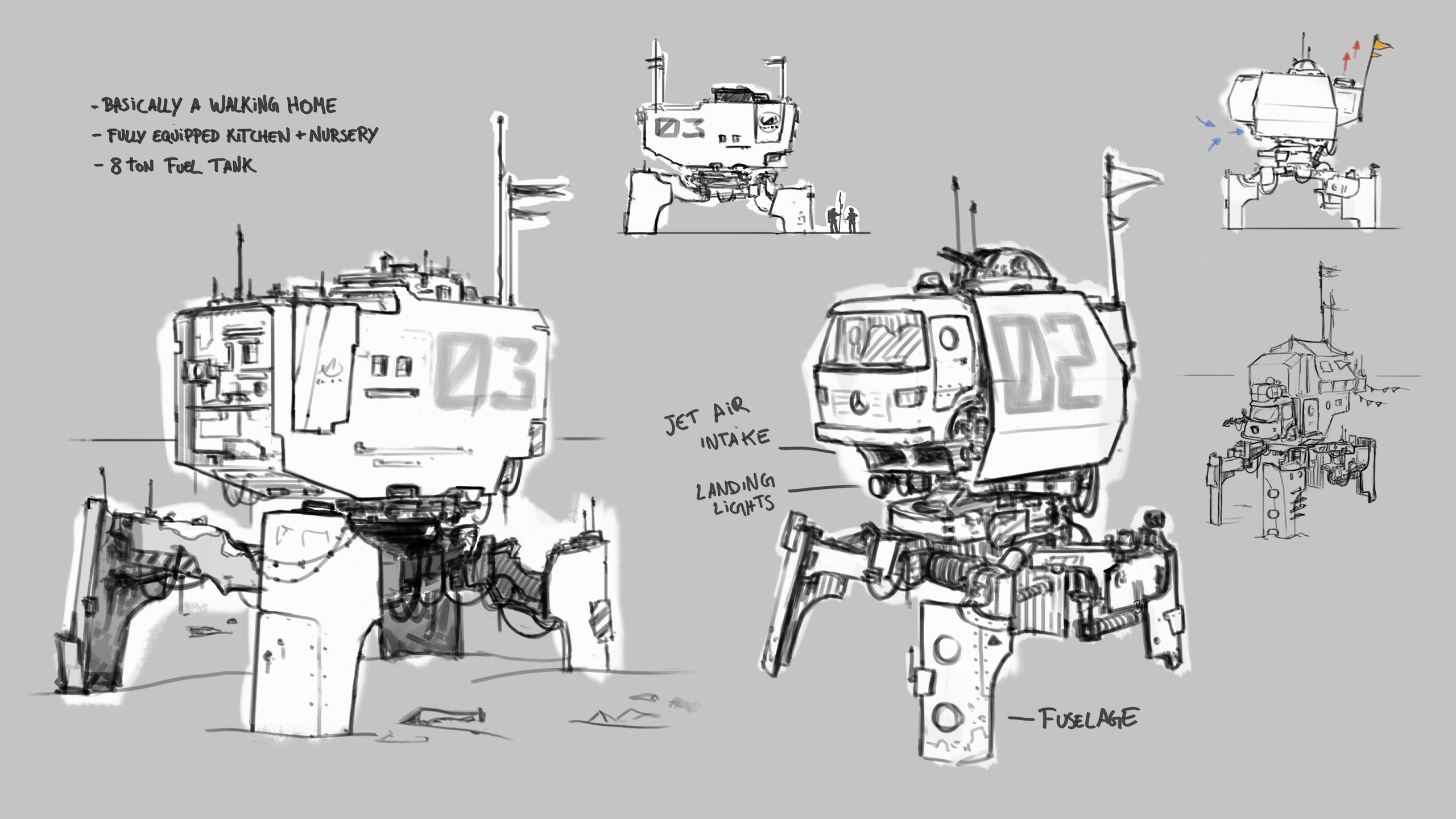 Survivor's vehicles